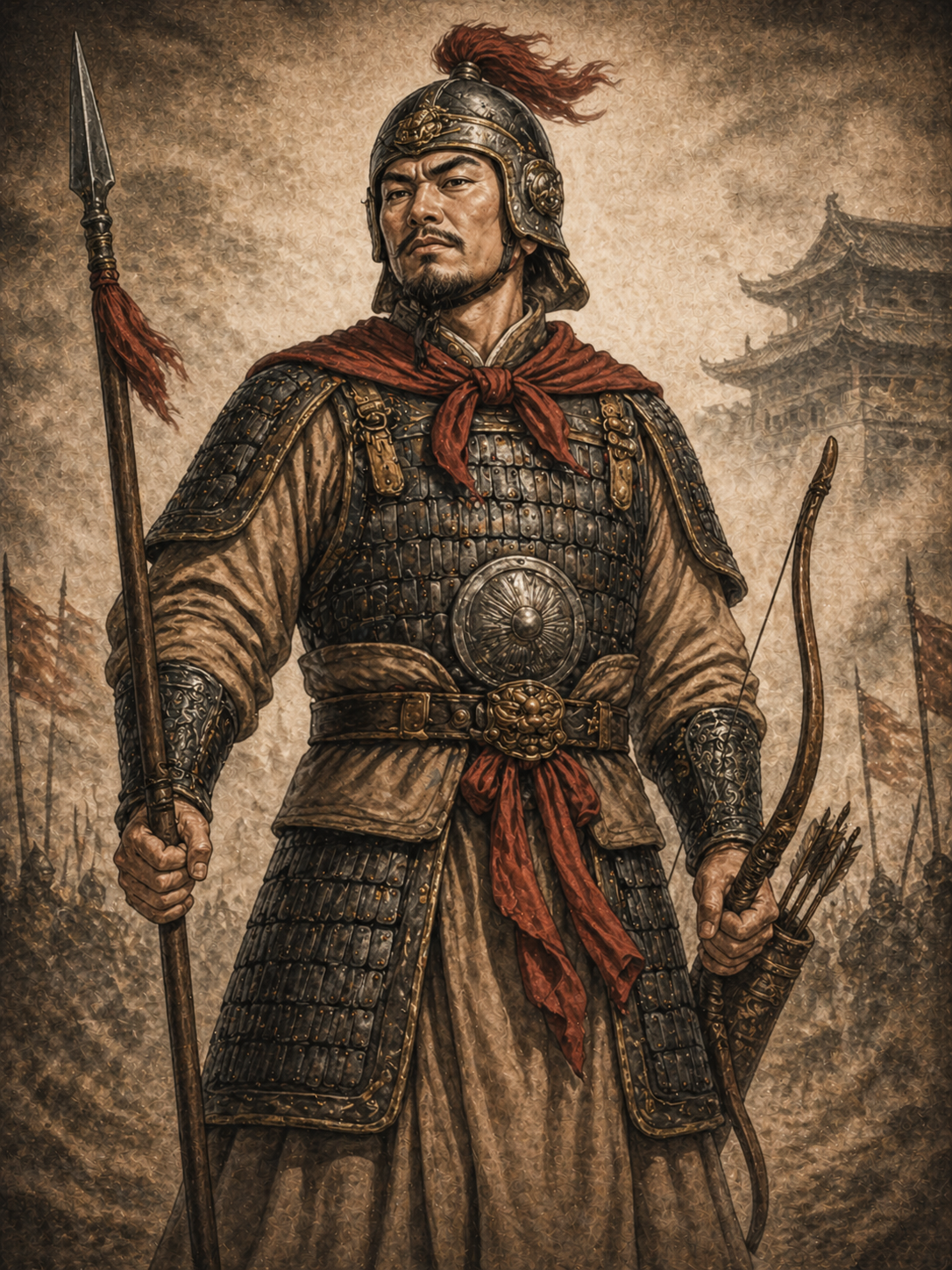 周謹の肖像