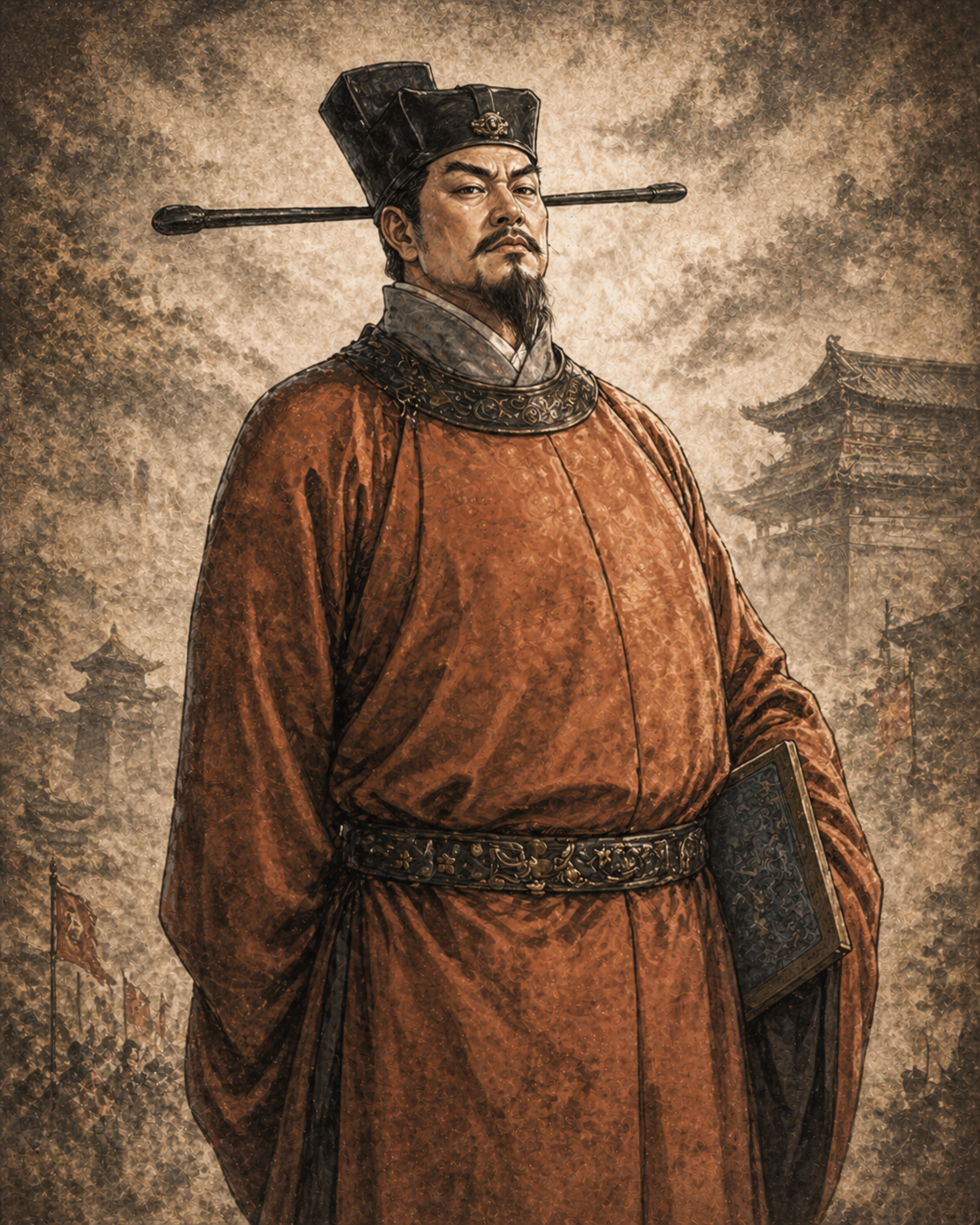 梁世傑の肖像