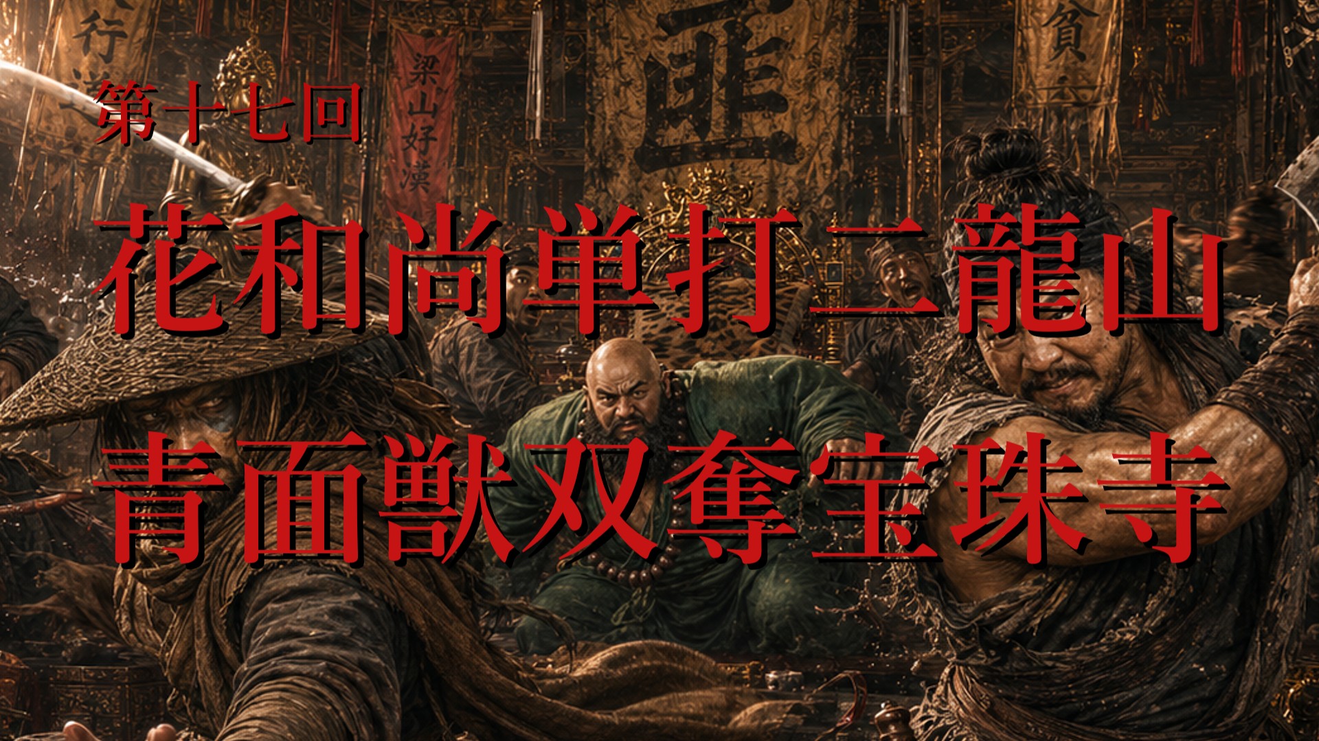 第17回「第十七回 花和尚單打二龍山 青面獸雙奪寶珠寺」のサムネイル