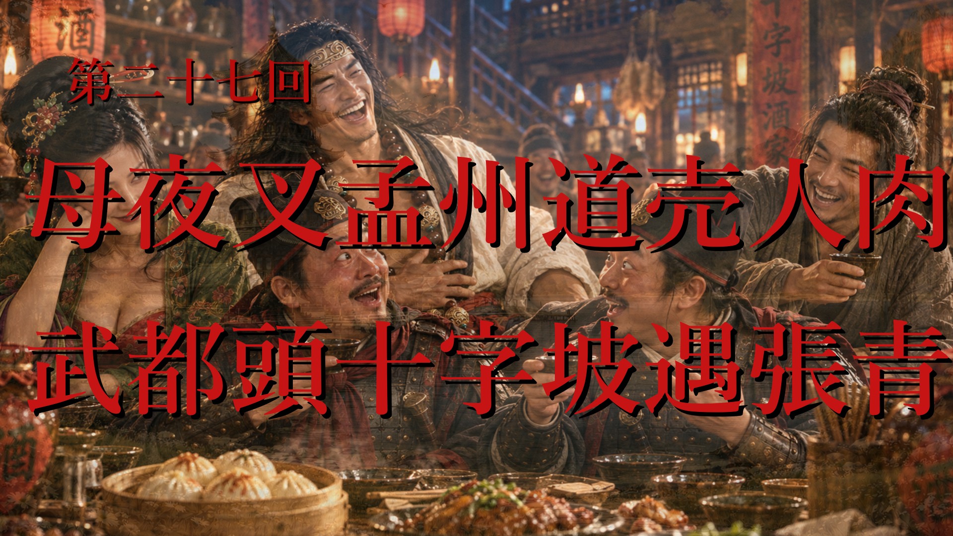 第27回「第二十七回 母夜叉孟州道賣人肉 武都頭十字坡遇張青」のサムネイル