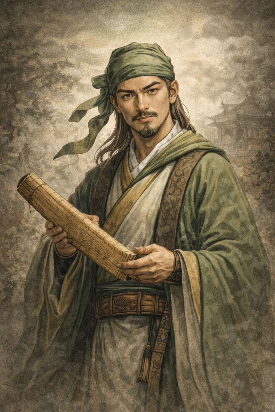 朱武の人物画