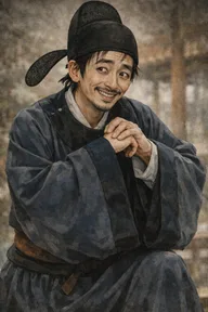 水滸伝の陸謙の人物イラスト