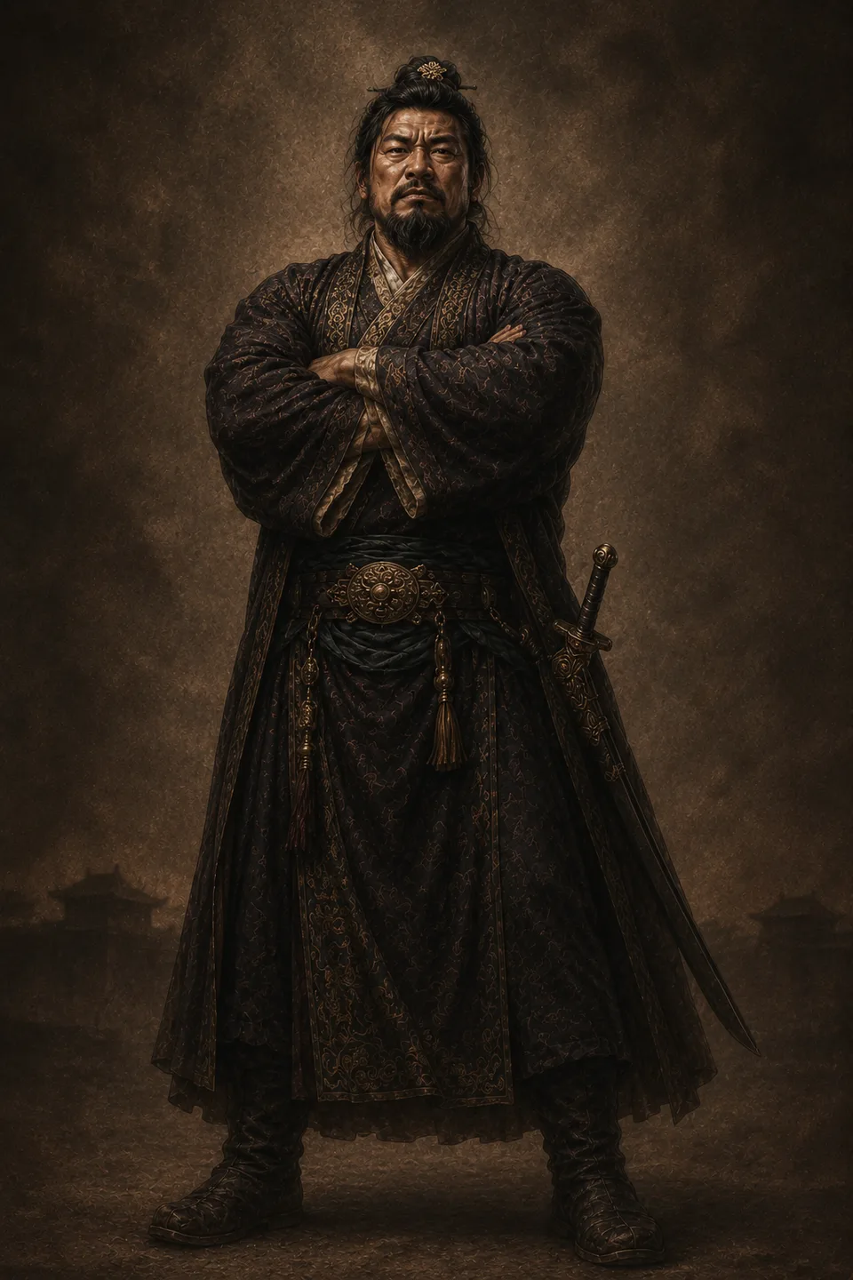 晁蓋の人物画