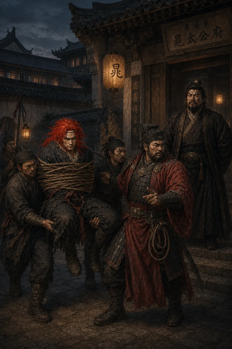 雷横の人物画