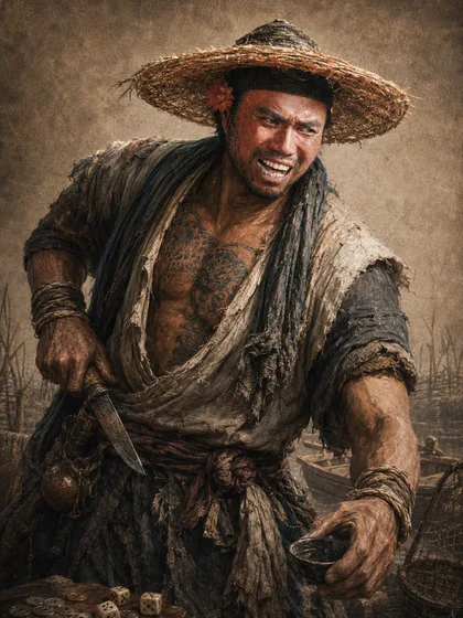 阮小五の人物画 1
