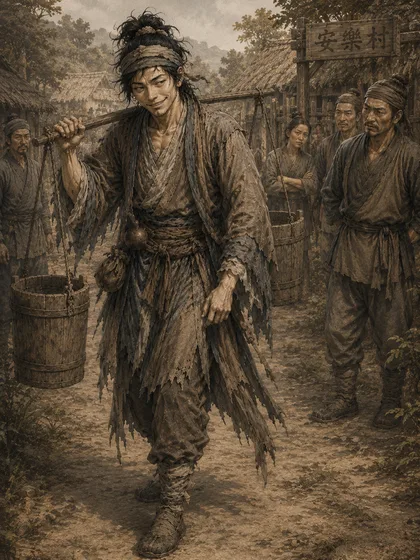 白勝の人物画 2