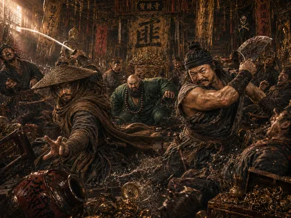 曹正の人物画 4