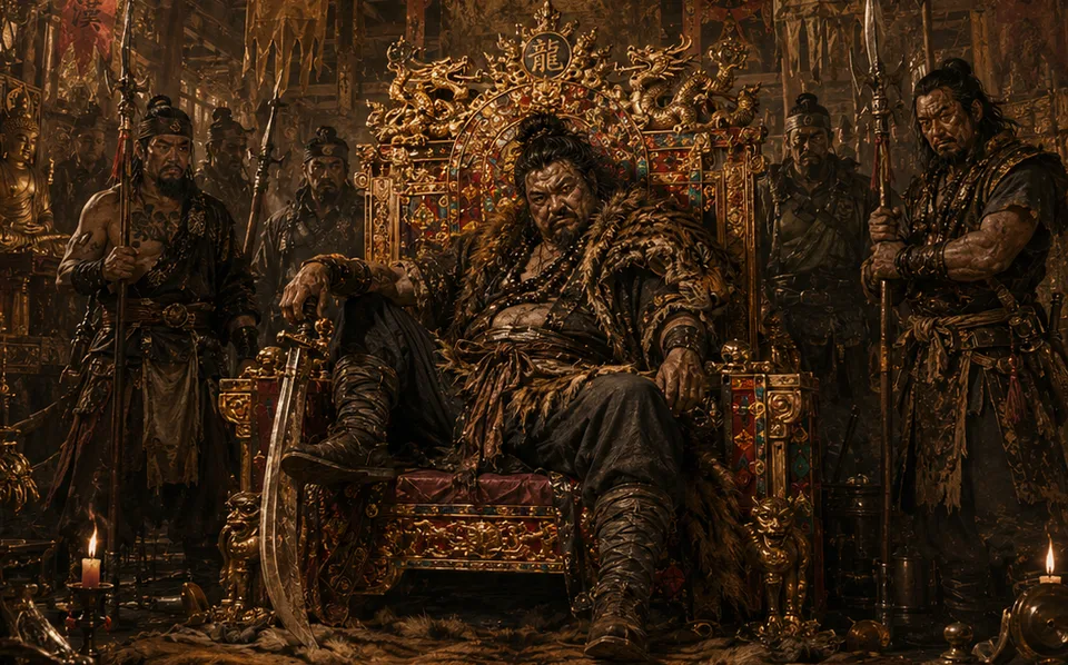 鄧龍の人物画