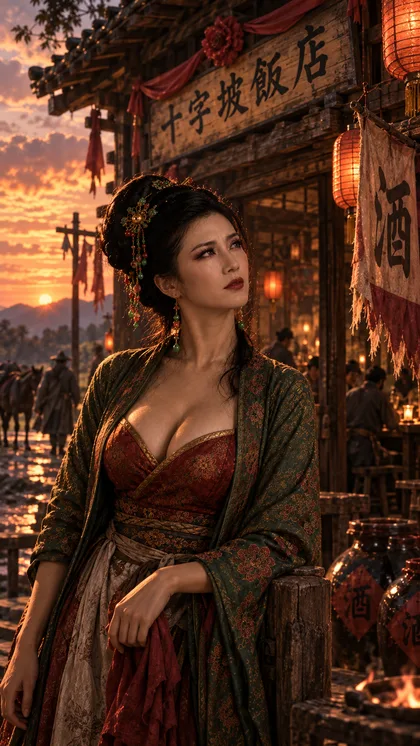孫二娘の人物画 7
