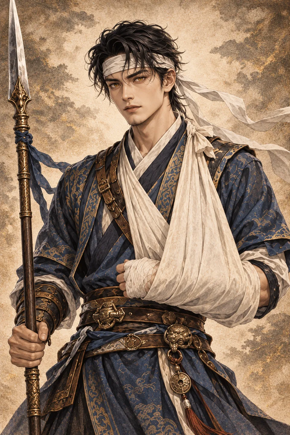 施恩の人物画